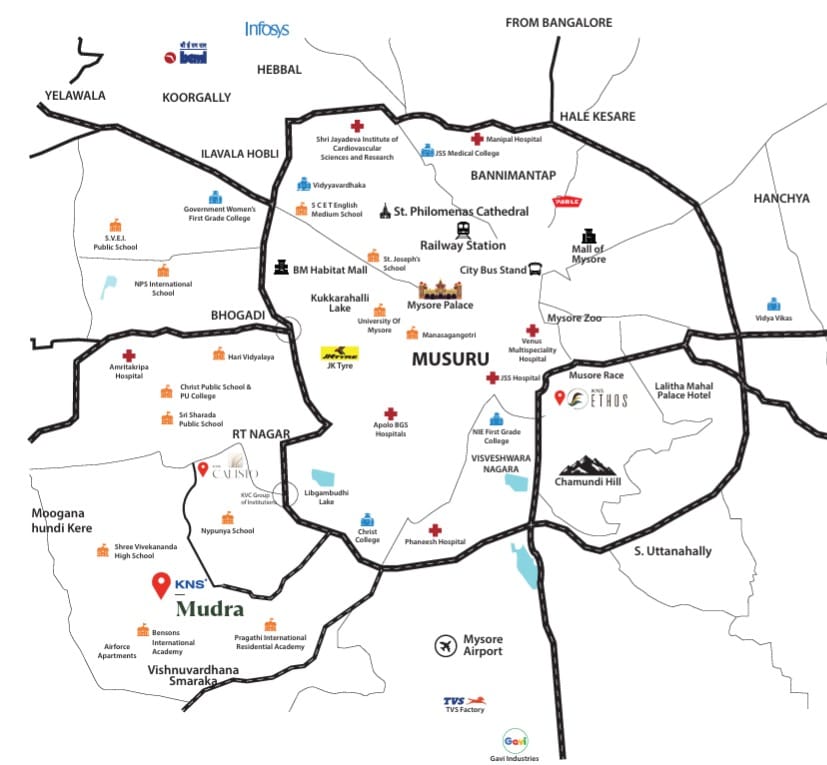 Mudra location map